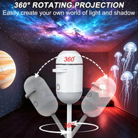 Projecteur Galaxie & Océan 2-en-1 – Veilleuse LED avec films HD et télécommande
