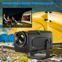 Vidéoprojecteur HY320 Mini – Android 11, Wi-Fi 6, image jusqu'à 150 pouces