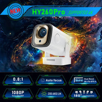Vidéoprojecteur HY260 Pro – Full HD 1080p, autofocus, Android 11, jusqu'à 130 pouces
