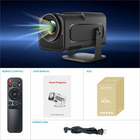 Vidéoprojecteur HY320 Mini – Android 11, Wi-Fi 6, image jusqu'à 150 pouces